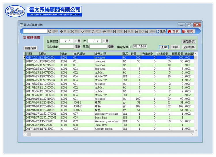 船押管理作業